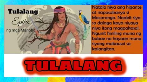 Tulalang Epiko ng mga Manobo - YouTube