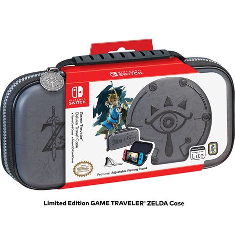 Nintendo Switch Game Traveler Deluxe Travel Case- Zelda Breath of the ...