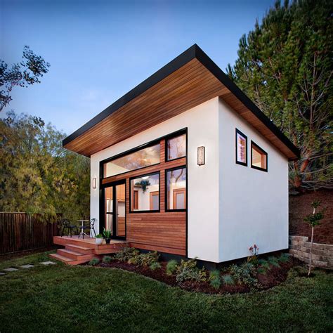 This small backyard guest house is big on ideas for compact living