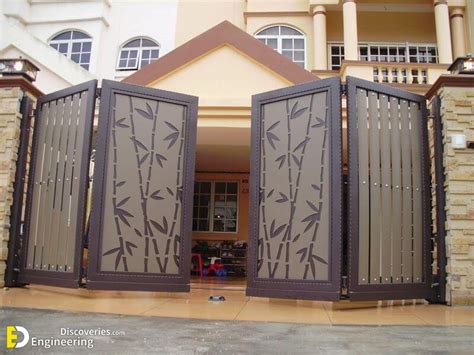 30 Modern Main Gate Design Ideas - Engineering Discoveries