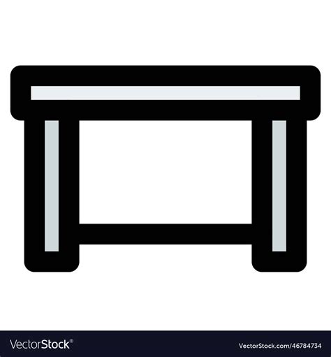 Kitchen table used for food preparation Royalty Free Vector