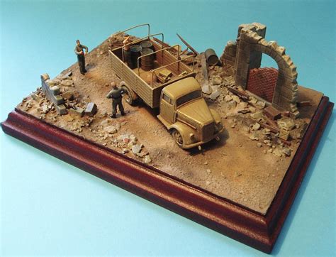 Diorama in 1:72 scale with Opel Blitz from Italeri by Low688 on DeviantArt