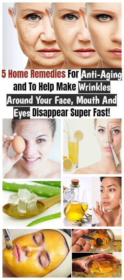 Home Remedies for anti-aging, and to help make wrinkles around your ...