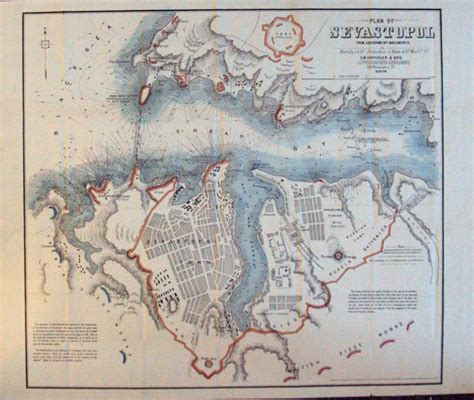 Plan of Sevastopol from Government Documents - High Ridge Books, Inc.