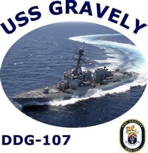 DDG 107 USS Gravely 2-Sided Photo T-Shirt