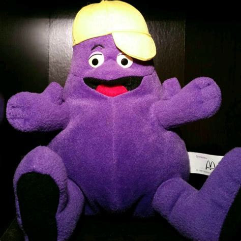 Mcdonalds Toy Grimace Collection 8.5 Plush Doll