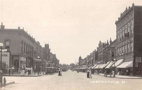 Webster City Iowa Main Street Kodak Sign Real Photo Postcard AA27144 ...