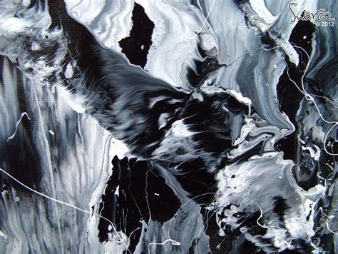 Black and white abstract art | Black, white abstract, Modern art ...