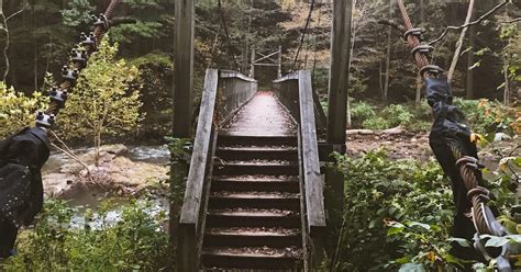 Wooden bridge over the savage river : r/pic