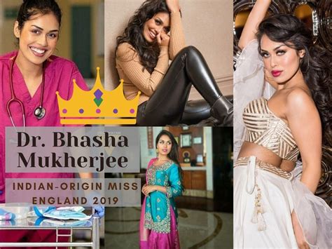 Bhasha Mukherjee: Miss England 2019 Bhasha Mukherjee resumes work as ...