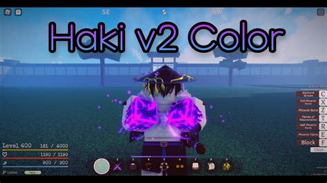 [GPO] Changing Haki v2 Spirit Color!!! | ROBLOX - YouTube