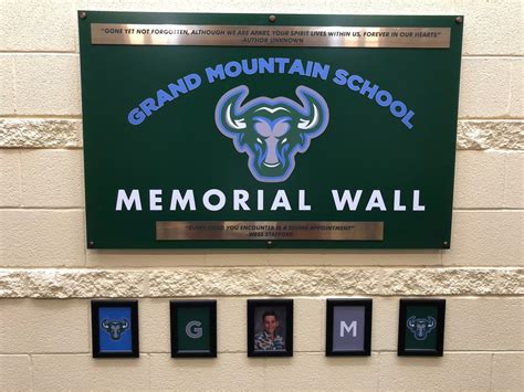 Grand Mountain School honors Gannon Stauch with memorial wall | FOX21 ...