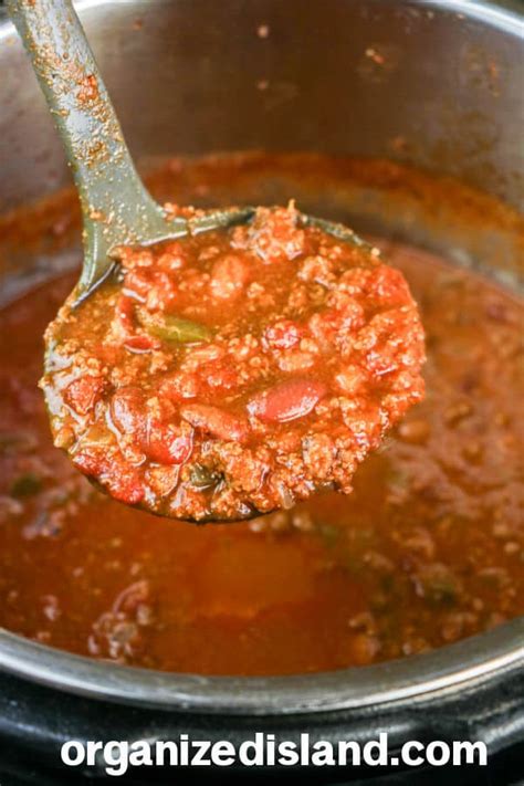 Wendy's Chili Recipe Copycat - Organized Island