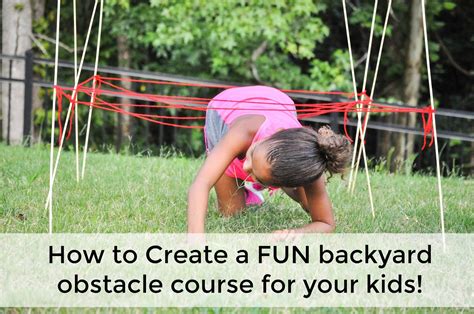 Easy Backyard Obstacle Course - The Backyard Gallery