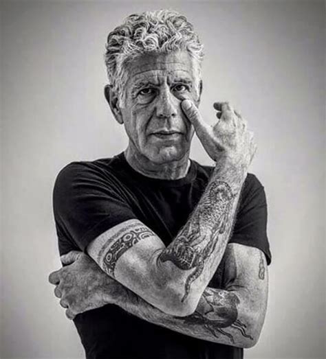 Anthony Bourdain | Anthony bourdain tattoos, Anthony bourdain, Anthony ...