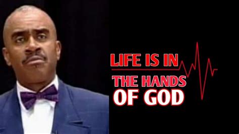 Pastor Gino Jennings - NO MAN CAN KEEP A LONG LIFE | LIFE IS IN THE ...