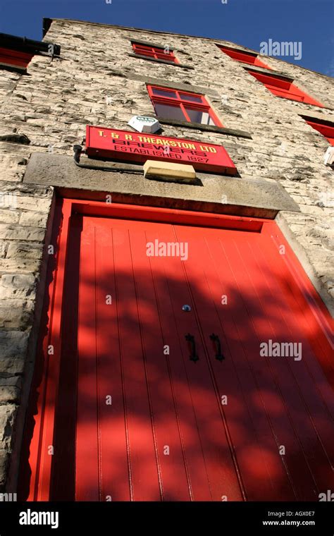 Theakstons old brewery in Masham England UK Stock Photo - Alamy