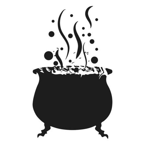 Witch cauldron silhouette #AD , #paid, #paid, #silhouette, #cauldron, # ...