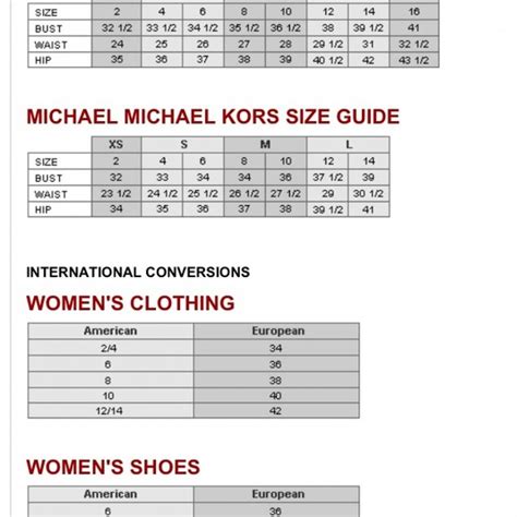 The Best 16 Size Chart Michael Kors Flat Shoes - youngwholequote