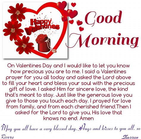 Happy Valentine's Prayer | Prayers, Prayer partner, Precious gifts