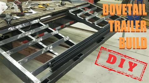 dovetail trailer build walk around - car hauler/carrier - YouTube