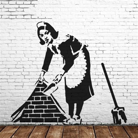 Banksy Style Stencil