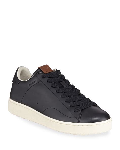 Coach Men's C101 Leather Low-Top Sneakers | Neiman Marcus