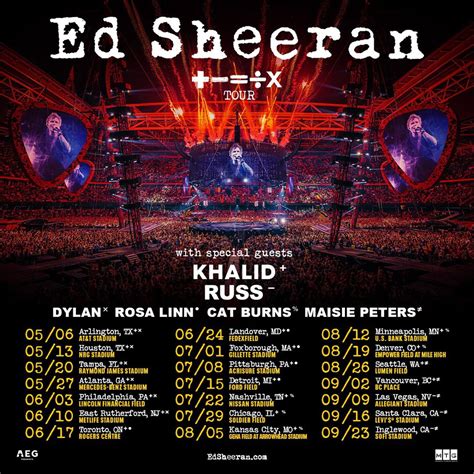 How to snag Ed Sheeran tickets for his 2023 Mathematics Tour - al.com