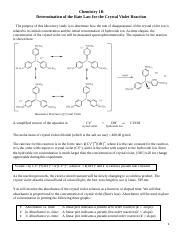 Crystal-Violet lab procedure.pdf - Chemistry 1B Determination of the ...