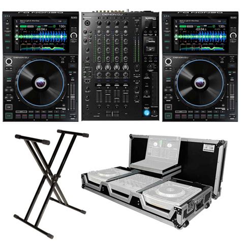 (2) Denon DJ SC6000 Prime Media Players and X1850 Prime 4-Channel Club ...