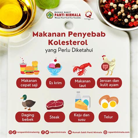 Makanan Penyebab Kolesterol | Rumah Sakit Panti Nirmala