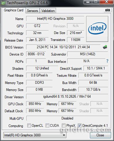 IntelÂ® HD Graphics 3000 Review ~ goldfries