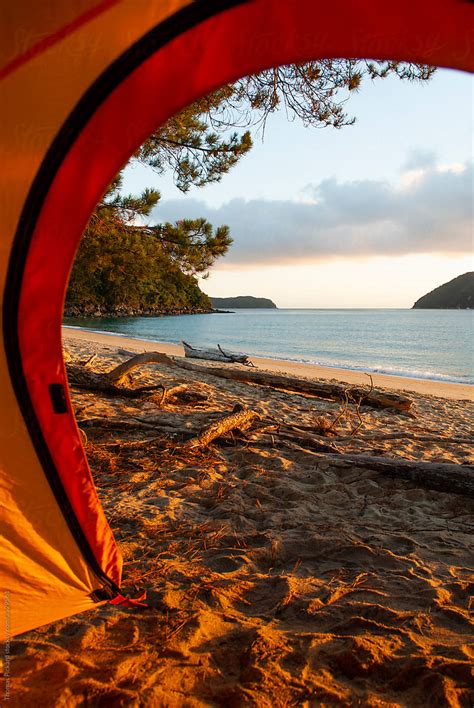 "Camping In Abel Tasman National Park" by Stocksy Contributor "Thomas ...