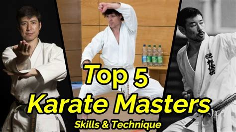 Top 5 Most Technical Masters of karate - YouTube