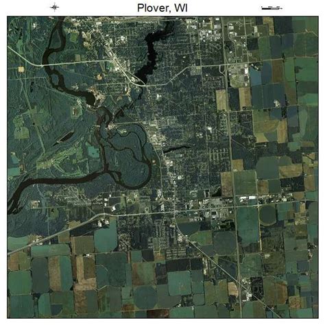 Aerial Photography Map of Plover, WI Wisconsin