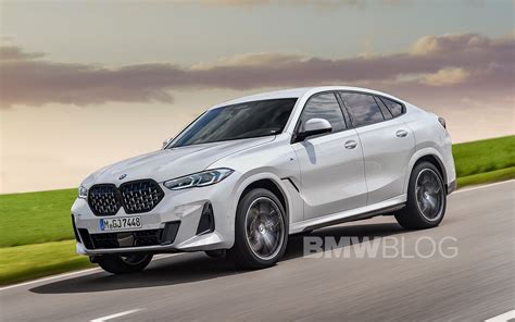 2023 BMW X6 Facelift rendered in new images