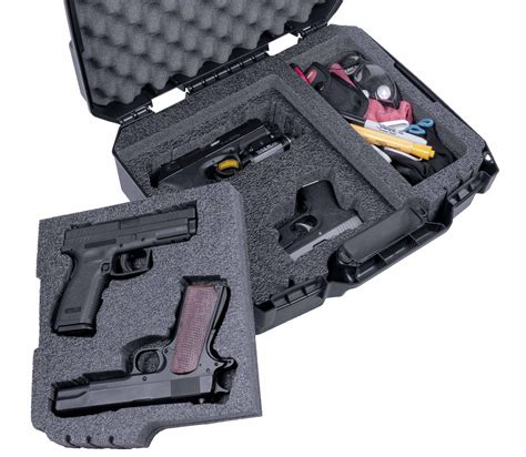 Case Club 4 Pistol & Accessory (Dual Level) Hard-Sided Carrying Case