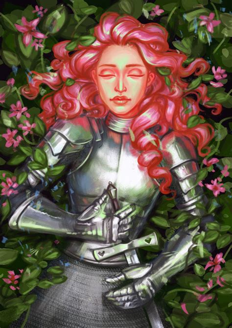 Knight of flowers by Hyanide on DeviantArt