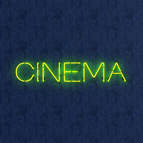 ArtStation - Cinema Neon Sign | Game Assets