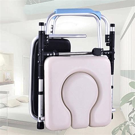 Healthcare Folding Portable Fixed Height Mobile Commode and Over Toilet ...