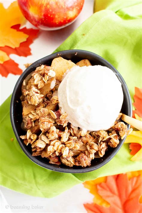 Vegan Gluten Free Cinnamon Apple Crisp with Oats (Dairy-Free, GF, Easy ...