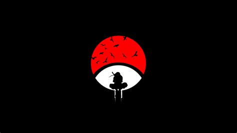 Itachi Uchiha Wallpaper 4K, Minimalist, Naruto