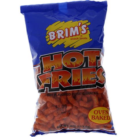 Brims Hot Fries | Chips, Crisps, Pretzels | Superlo Foods