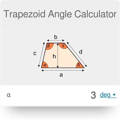 Trapezoid Angles