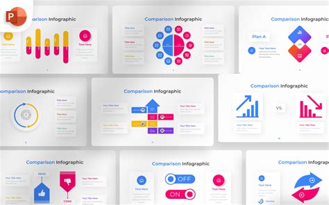 Comparison PowerPoint Infographic Template for $9