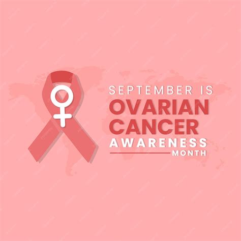 Premium Vector | Vector illustration of ovarian cancer awareness month