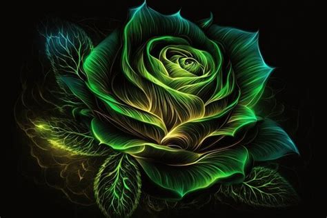 Green Roses Wallpaper