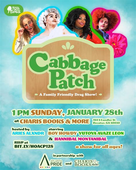 CABBAGE PATCH! A Family Friendly Drag Show - ARTS ATL