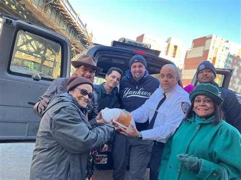 NYPD 44th Precinct on Twitter: "Our Thanksgiving Turkey Giveaway was a ...