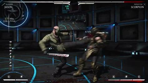 MKX Jason (Slasher) Combo - YouTube